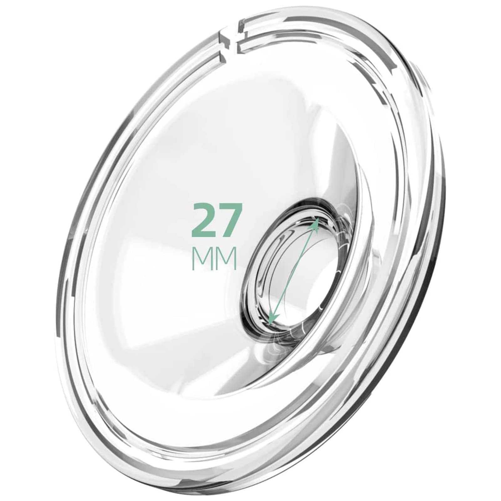 Flange Shields Compatible with Momcozy/TSRETE/HAUTURE/PADRAM/LoveOfLive/OMFMF, Use with Wearable S9 Pro/S10/S12 Parts Replace, Wearable Breast Pump Accessories (27mm) - 1 Pack
