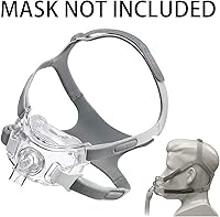 Vista 2 de Amara View Headgear, Replacement CPAP Headgear Strap for Amara View Full Face Mask, Standard(Without Mask)