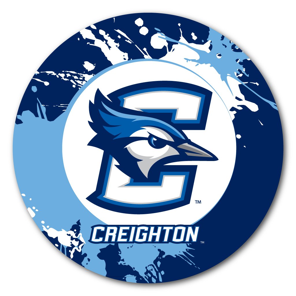 VictoryStore Coasters - Creighton University Coaster Set, Fun Designs, Set of 4