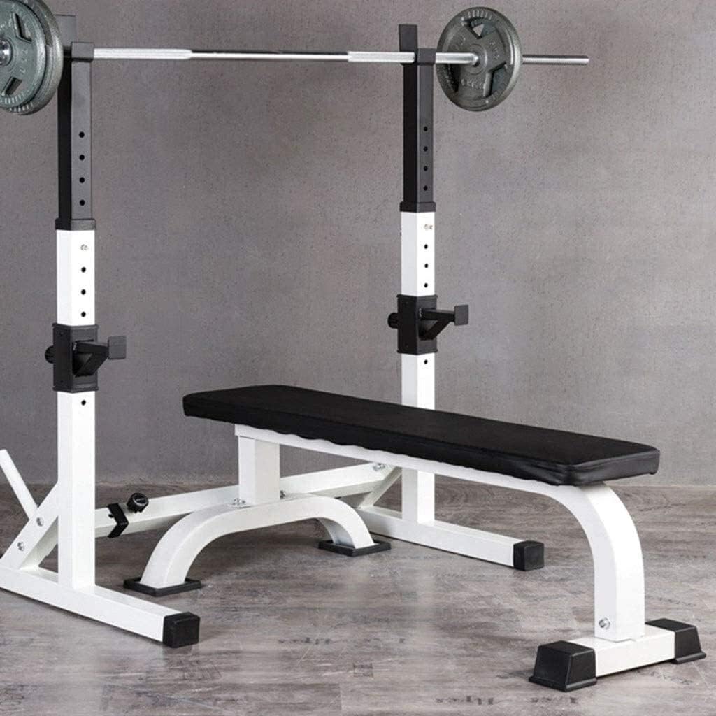 Gym Multifunctional Dumbbell Bench Pull-Up Bars Strength Training Rack Dumbbell Bench Bench Press Men's Fitness Barbell Rack Squat Rack Home Indoor Gym *107 * 150cm)