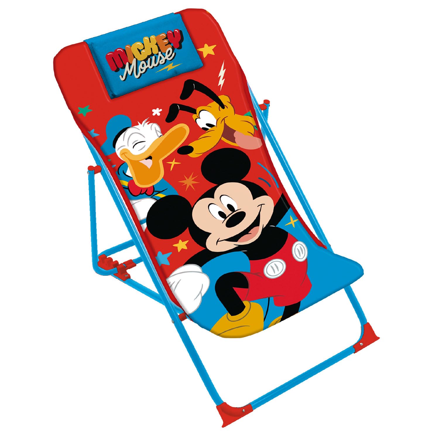 ARDITEX WD16127 Tumbona Plegable de 43x66x61cm de Disney-Mickey