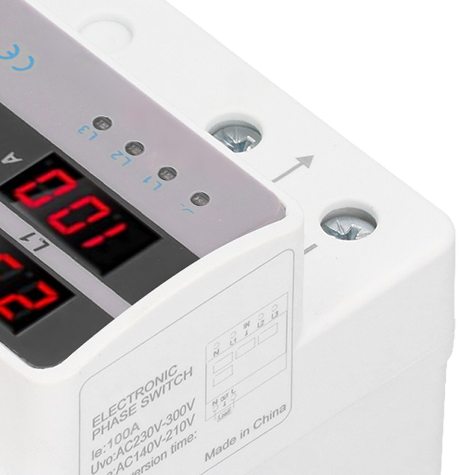 Interruttore di trasferimento di tensione XTevu, interruttore selettore 100A 3A, interruttore di alimentazione montato su binario DIN per AC220V, dispositivo di protezione
