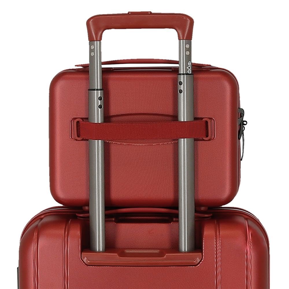 Movom Wood Nececer Adaptable Rojo 29x21x15 cms Rígido ABS 9,14L 0,8 kgs