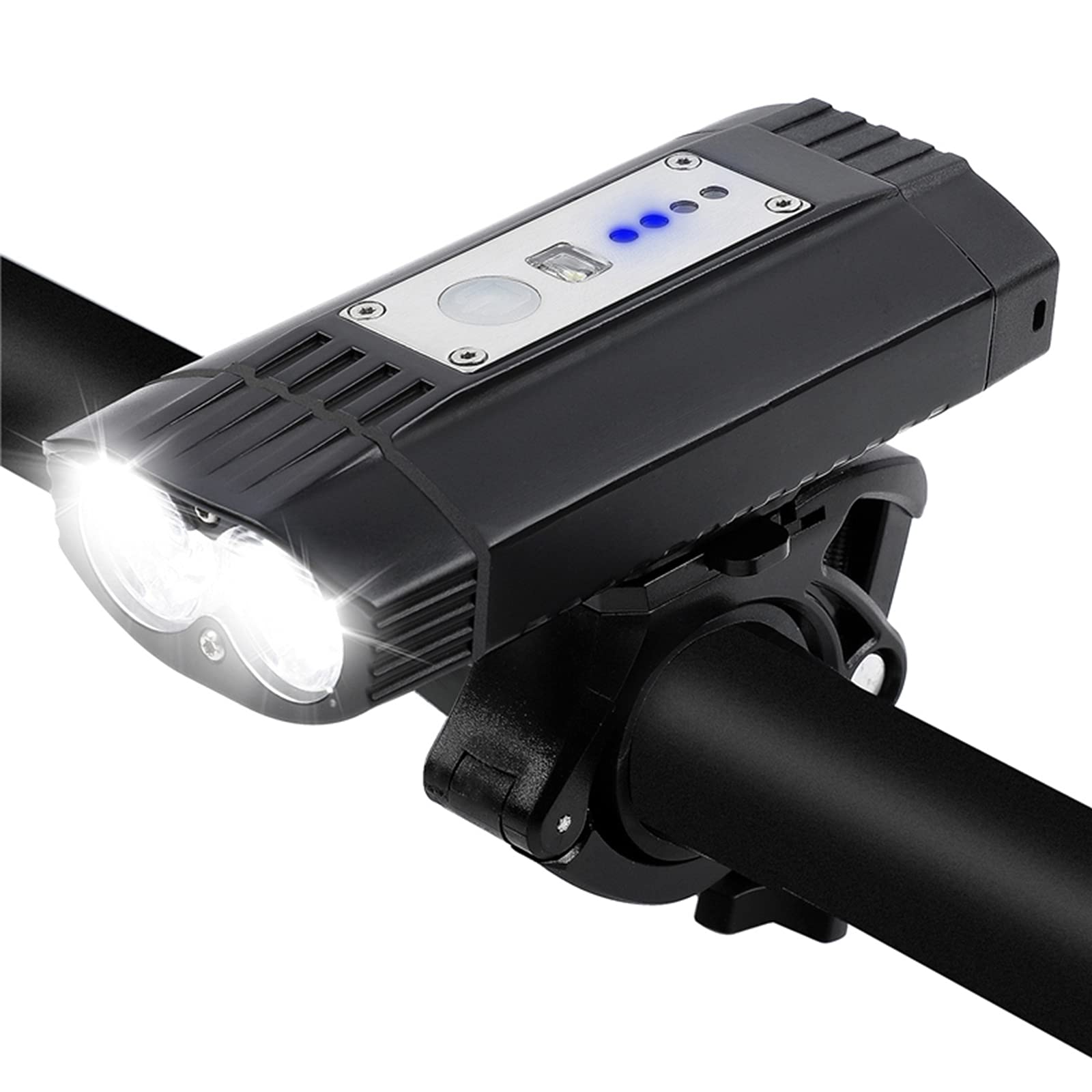Lampe de Vélo USB VTT Vélo de Route Phare Lampe de Poche Accessoires de Vélo 5 Modes LED Vélo Avant Lumière