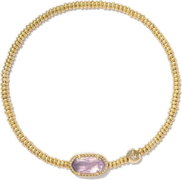 Grayson Gold Stretch Bracelet in Red Illusion - Kendra Scott