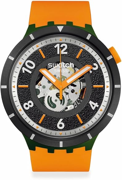Amazon.co.jp: [スウォッチ] 腕時計 FALL-IAGE SB03G107 オレンジ 