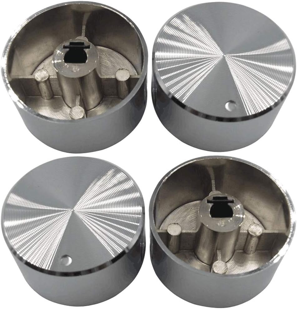 4 PC Rotary Switch Gas Stove Parts Gas Stove Knob Zinc