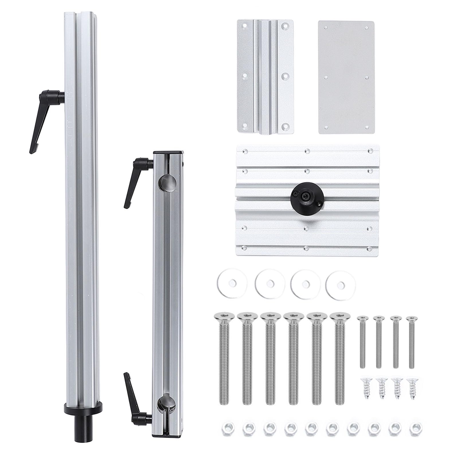 Abnehmbares Tischbein aus Aluminiumlegierung, 360-Grad-Drehung, abnehmbares Teleskop-Tischbein Yachten, Wohnmobile, Wohnmobile