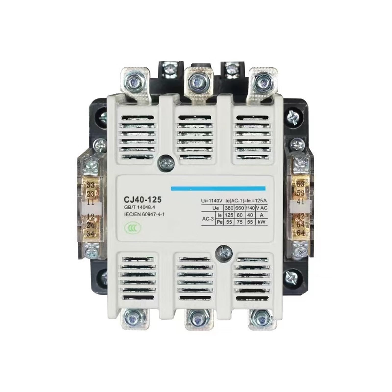 Contacteur CA CJ40-63 380V triphasé pour commande de moteur électrique