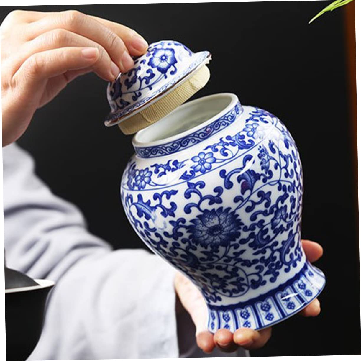 Amazon｜RORPOIR 陶器キャニスター 蓋付き密閉保存瓶 330ml セラミック