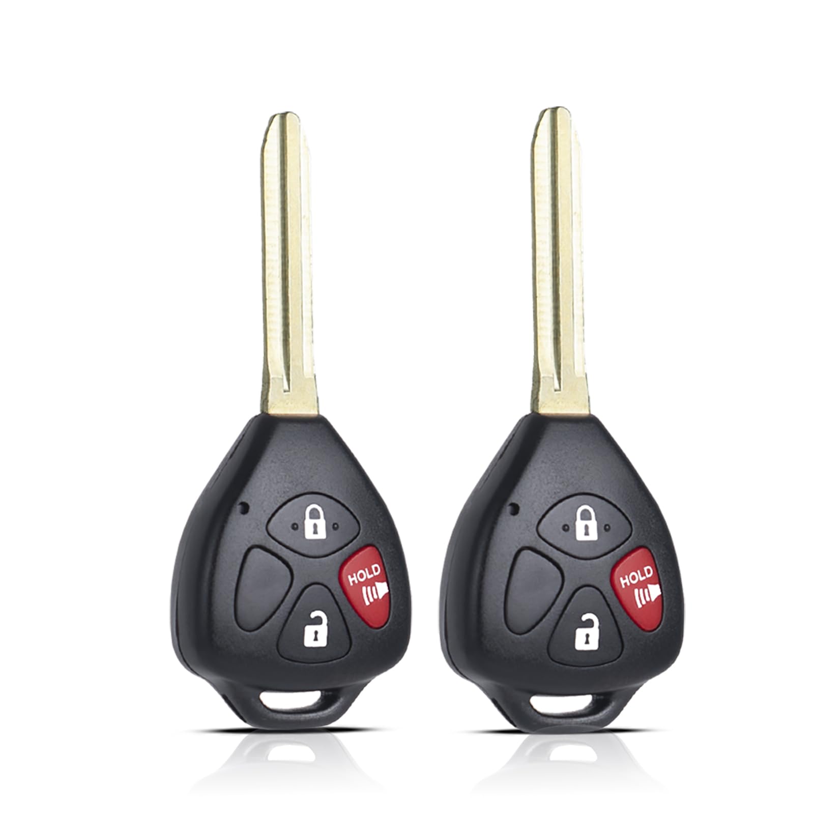 MechanMagic Key Fob Remote Replacement Fits for 2010 2011 2012 2013 2014 2015 2016 2017 2018 2019 Toyota 4Runner /Rav4/Yaris HYQ12BBY HYQ12BDC Keyless Entry Remote Control G Chip (Pack of 2)