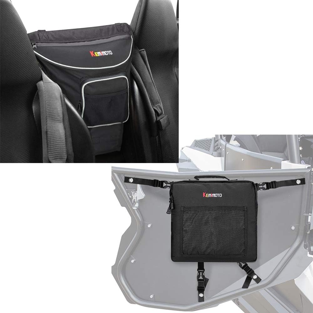 kemimoto RZR Door Mount Storage Bag and Center Console