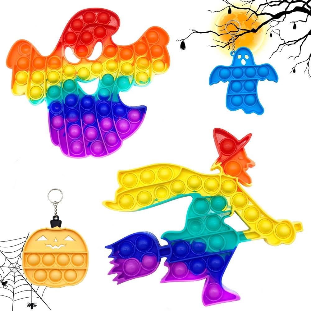 Halloween Ghost Witch Pop Fidget Toys 