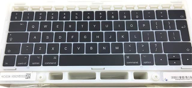 OLVINS Replacement Key Cap Set UK Keyboard Replacement Keycaps Keys QWERTY for MacBook Pro Retina 13" 15'' A1706 A1707 UK Keyboard keys