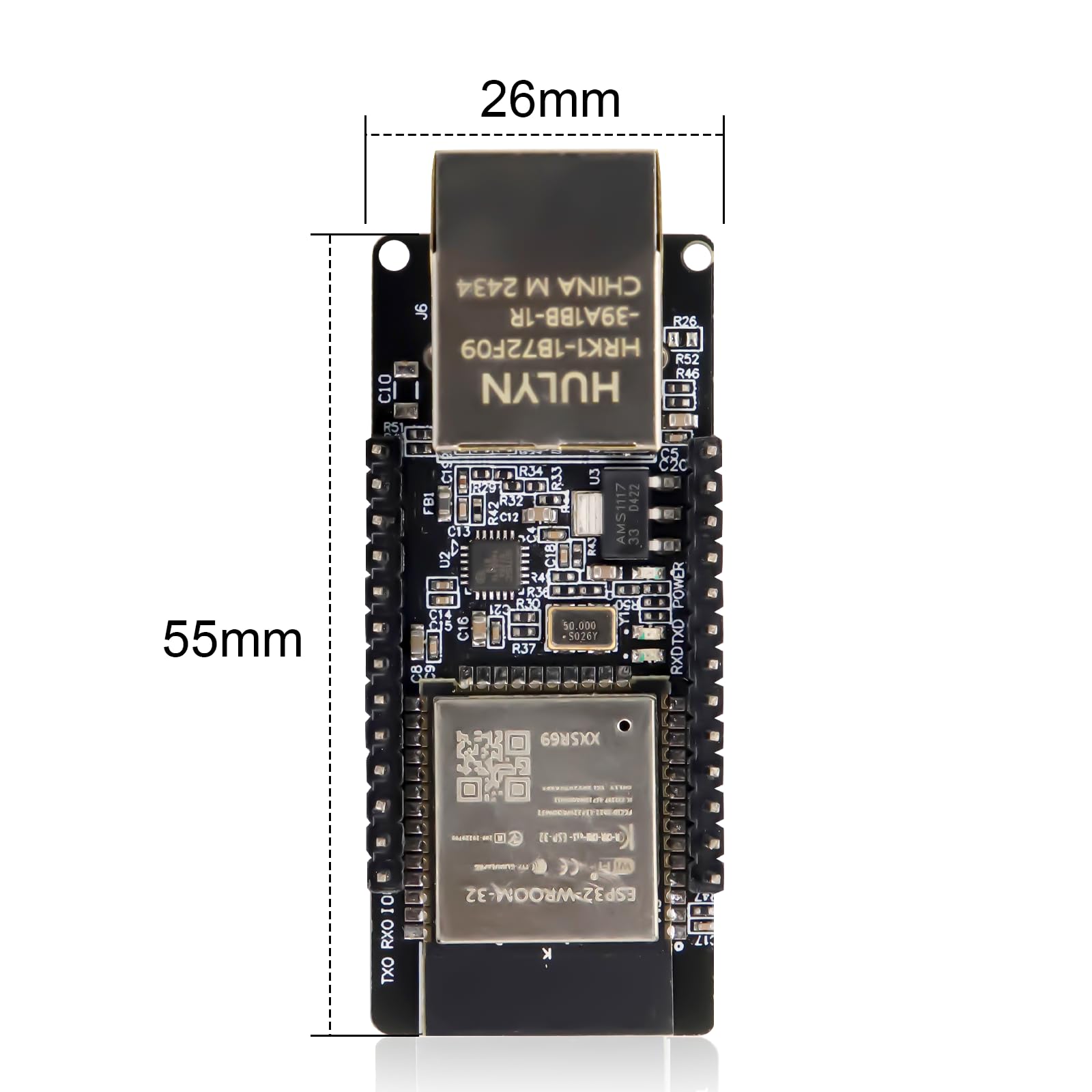 3 pezzi WT32-ETH01 ESP32 ethernet porta seriale integrata Bluetooth + modulo WiFi Combo Gateway