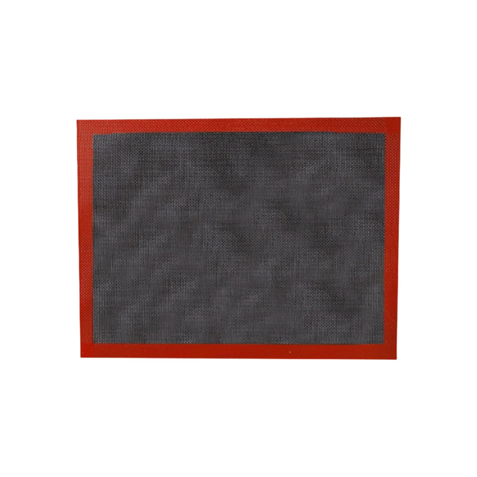 Réutilisable Tapis de cuisson en silicone réutilisable, lavable, doux, antiadhésif, multi-usages, épais Ne colle pas(40cm)