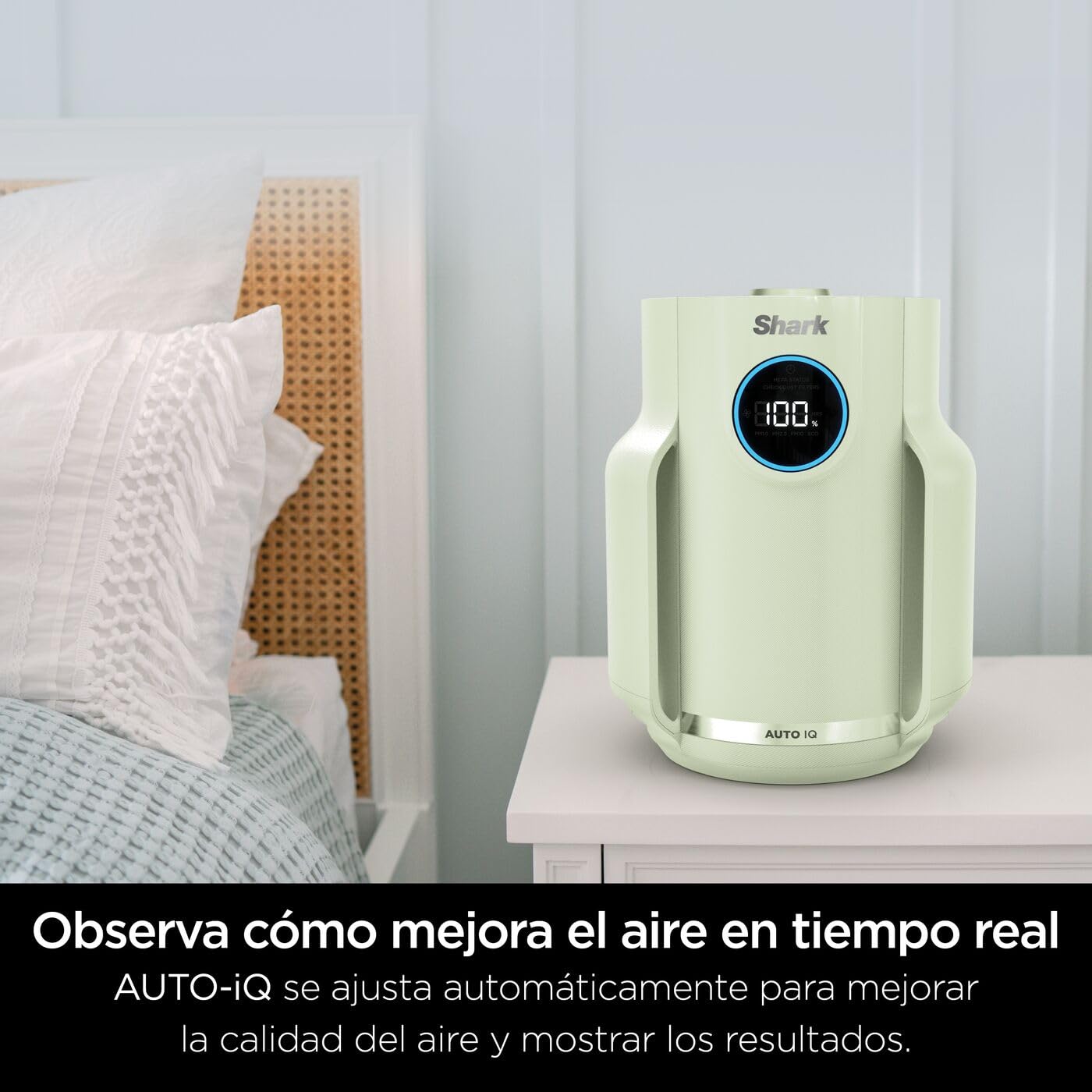 Shark NeverChange, Purificador de Aire, Alcance 23 m², Menta HP072EUGN