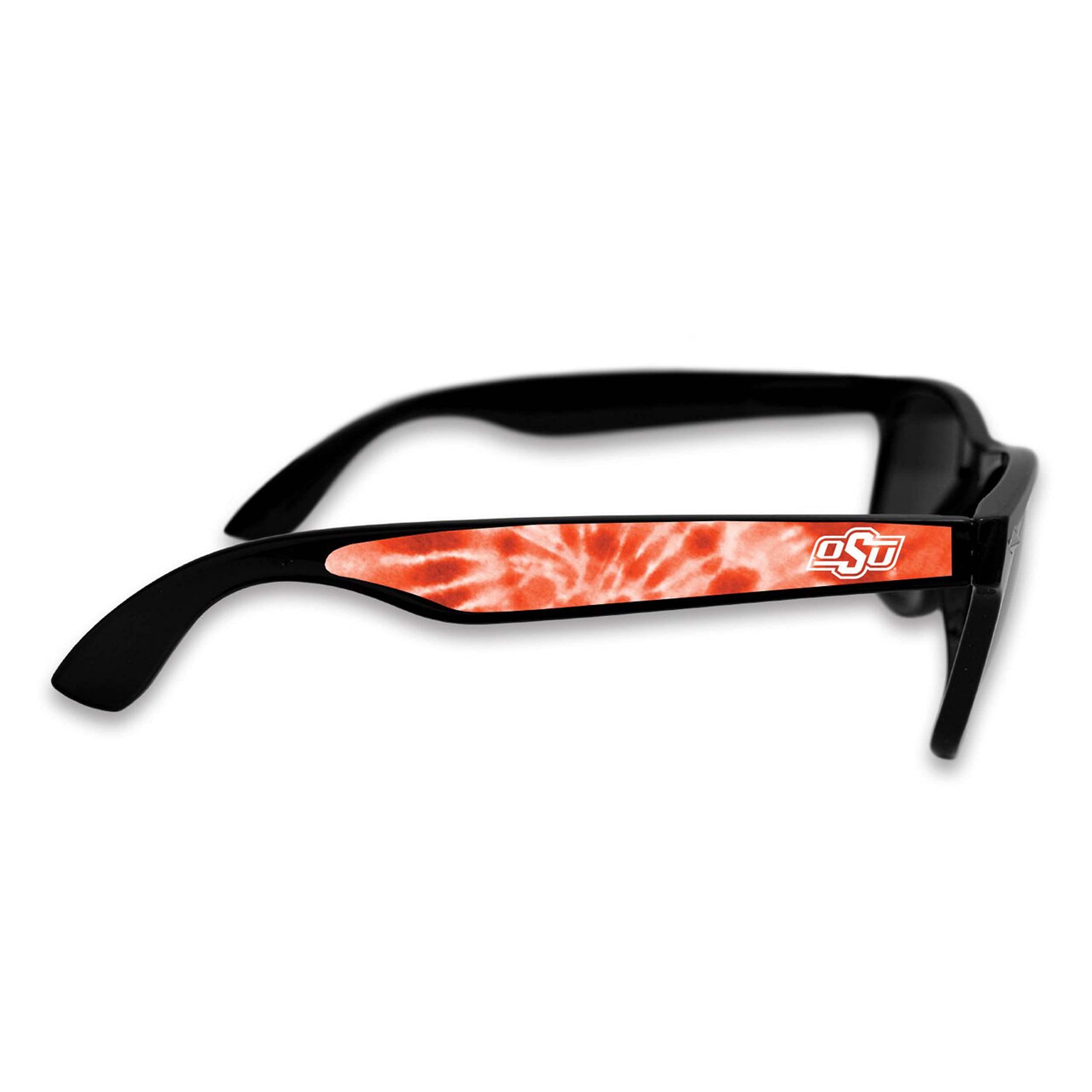 From the Heart Enterprises Oklahoma State Cowboys Tie Dye Black Mens Womens Retro Unisex Sunglasses