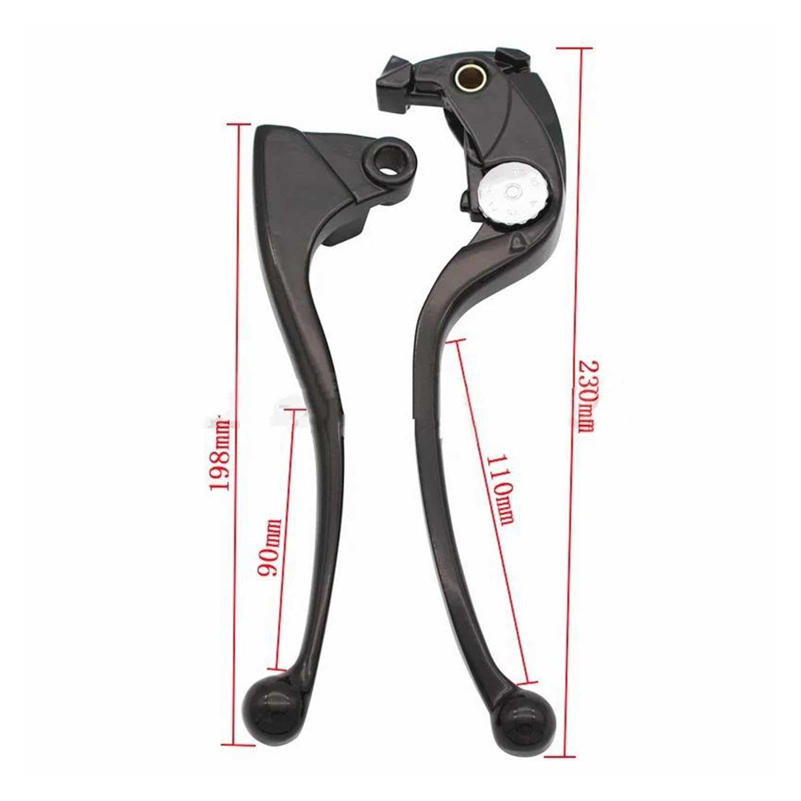 Breve Leva Freno Per K&awasaki Per ZX-6R Per ZX-10R Per Z750R Z1000 Per Z1000SX Per N&inja 1000 Per T&ourer 2006-2010 2011 2012 Destra Sinistra Leve Freno Frizione M&oto Frizione Maniglia Freno(2)