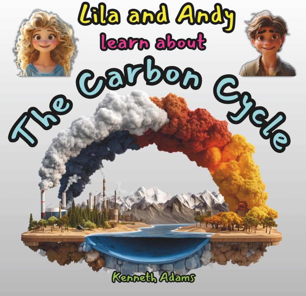 Lila and Andy learn about The Carbon Cycle: How Carbon Travels Through Our World, Nature's Amazing Recycling System, A STEM Adventure for Kids