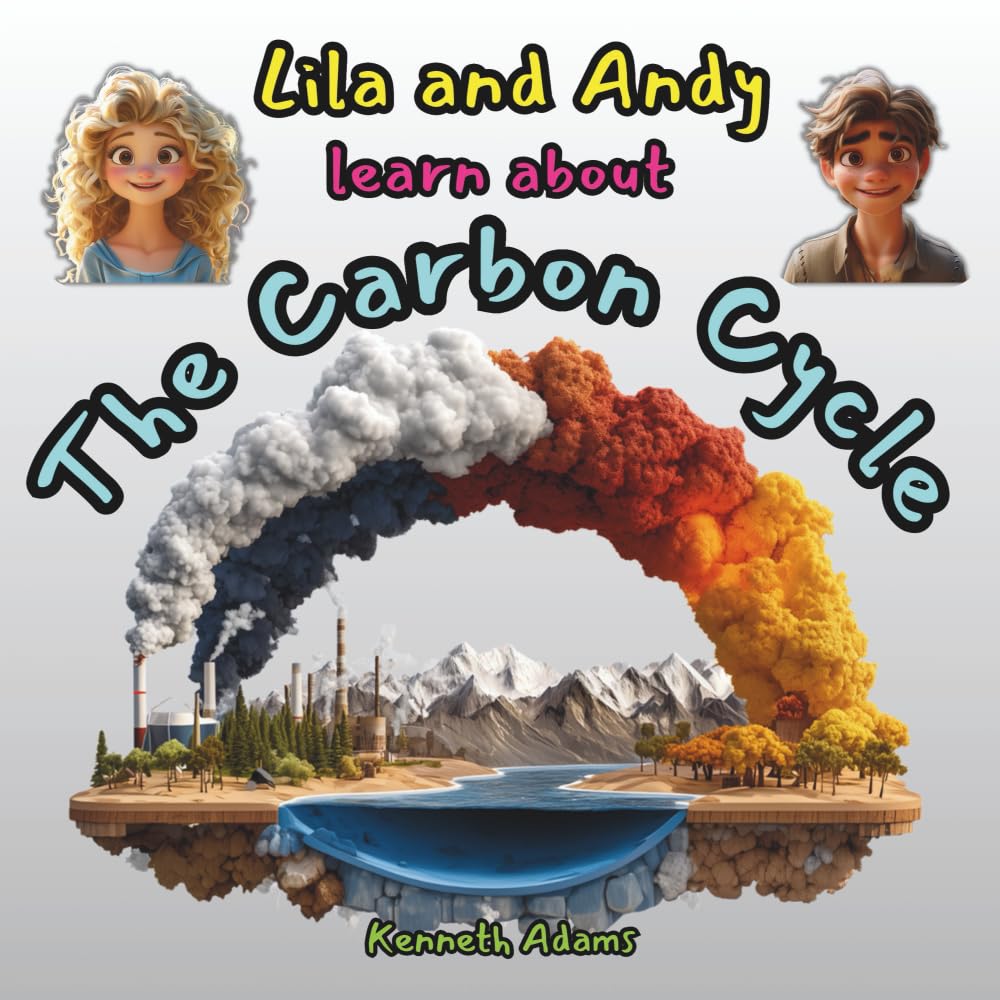 Lila and Andy learn about The Carbon Cycle: How Carbon Travels Through Our World, Nature's Amazing Recycling System, A STEM Adventure for Kids