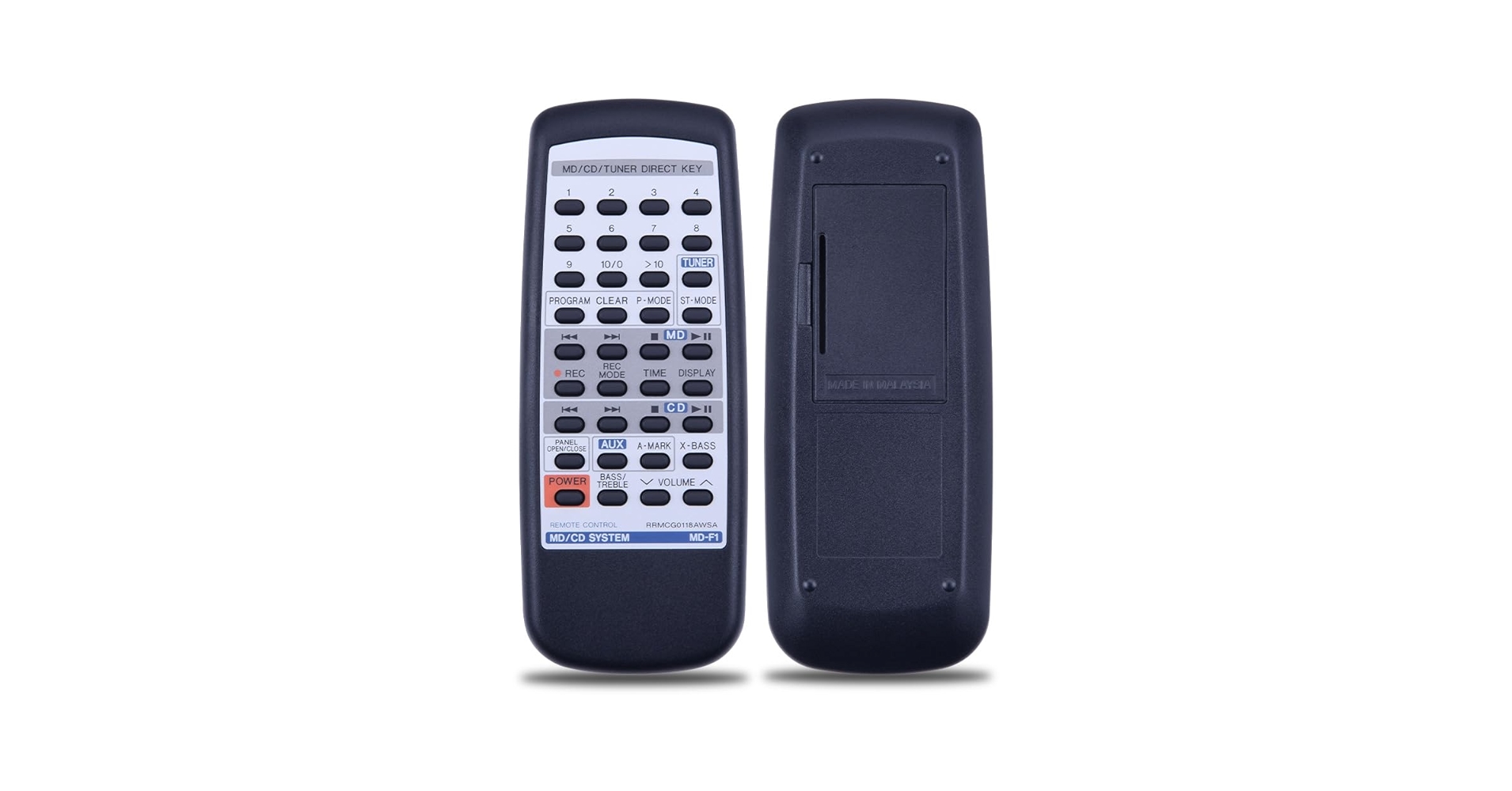 シャープ オーディオリモコン MD-F1 RRMCG0118AWSA khxv5rg Amazon.co.jp: シャープ オーディオリモコン MD-F1