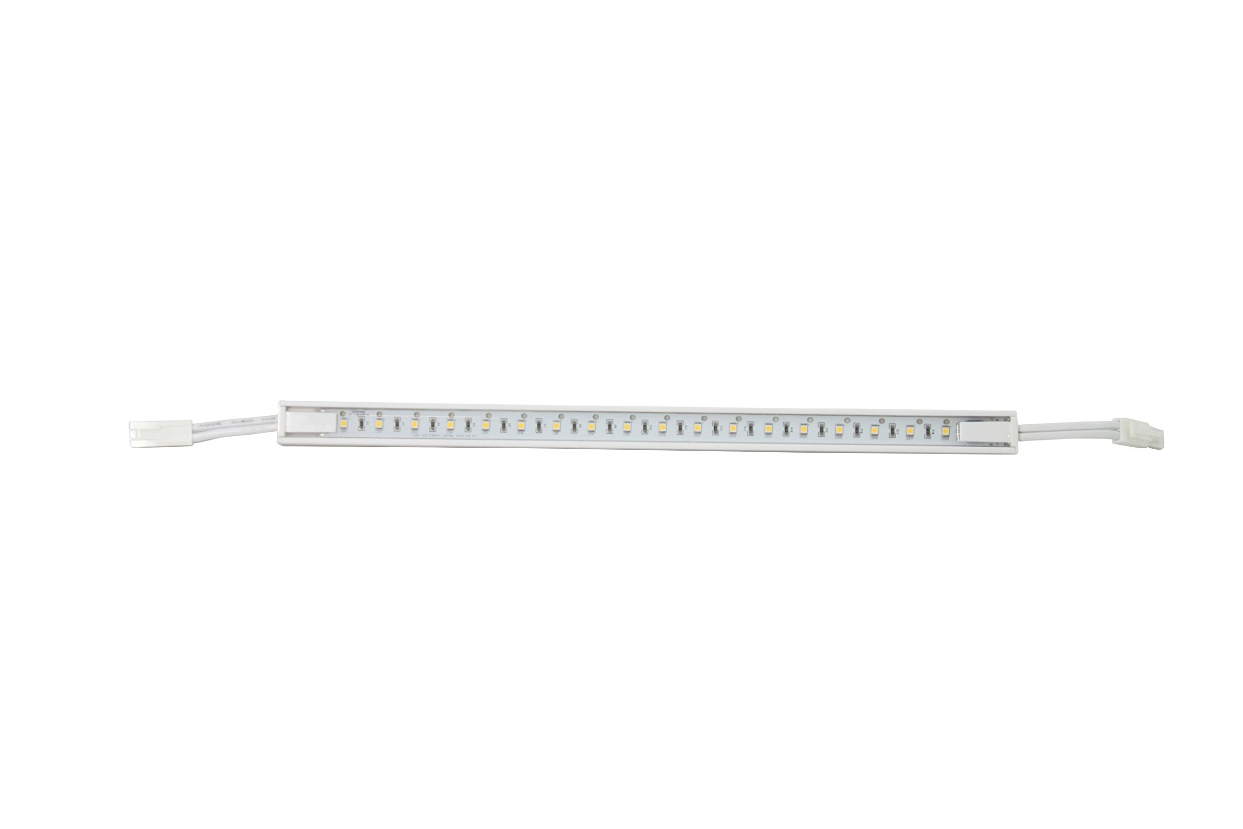 Professional Grade - 120 Line-Voltage LED Light (Warm White Light Ultra Thin 12" Strip White Cover Plastic)