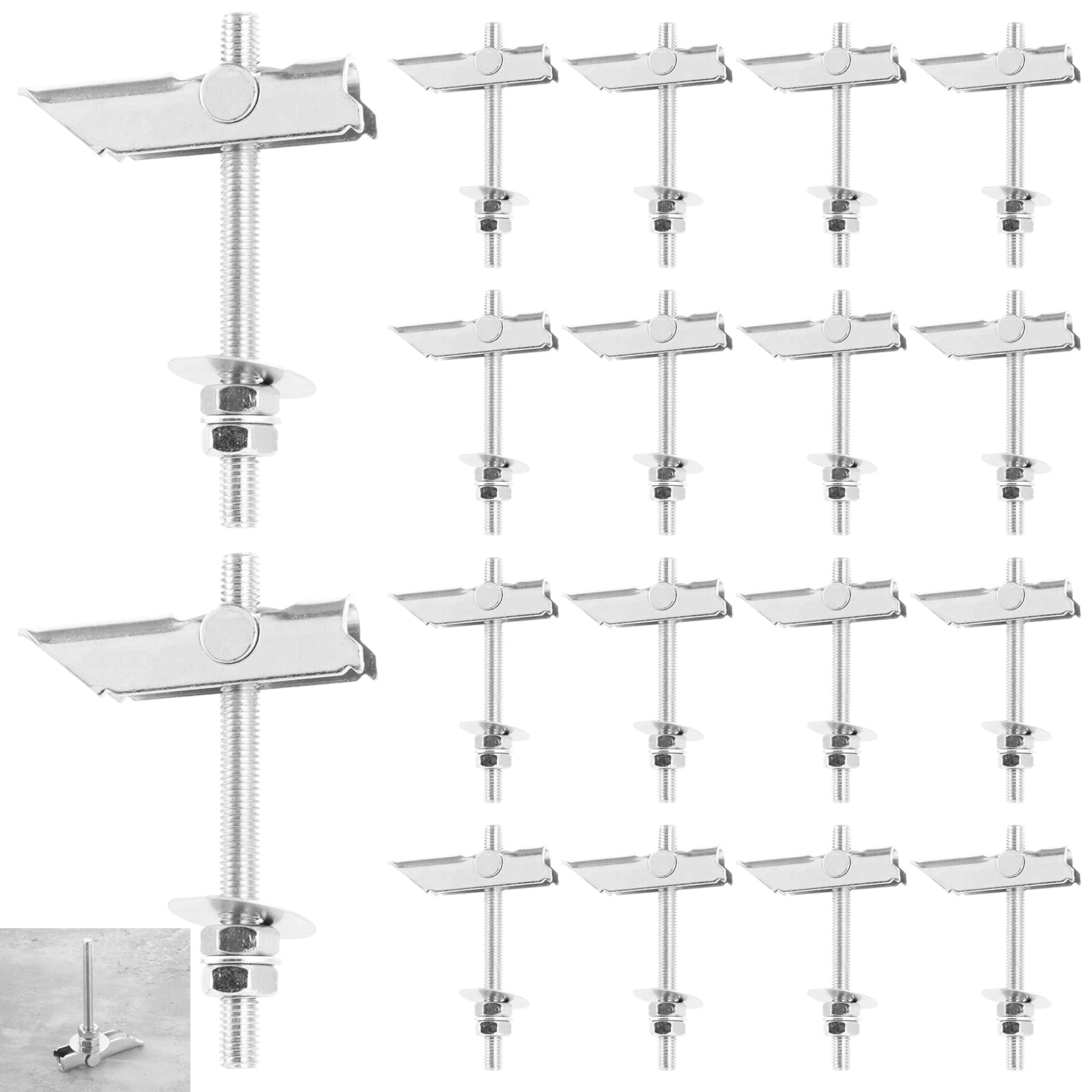 Ancrage lourd pour plafond M8 x 100 mm, chevilles de haute résistance en acier