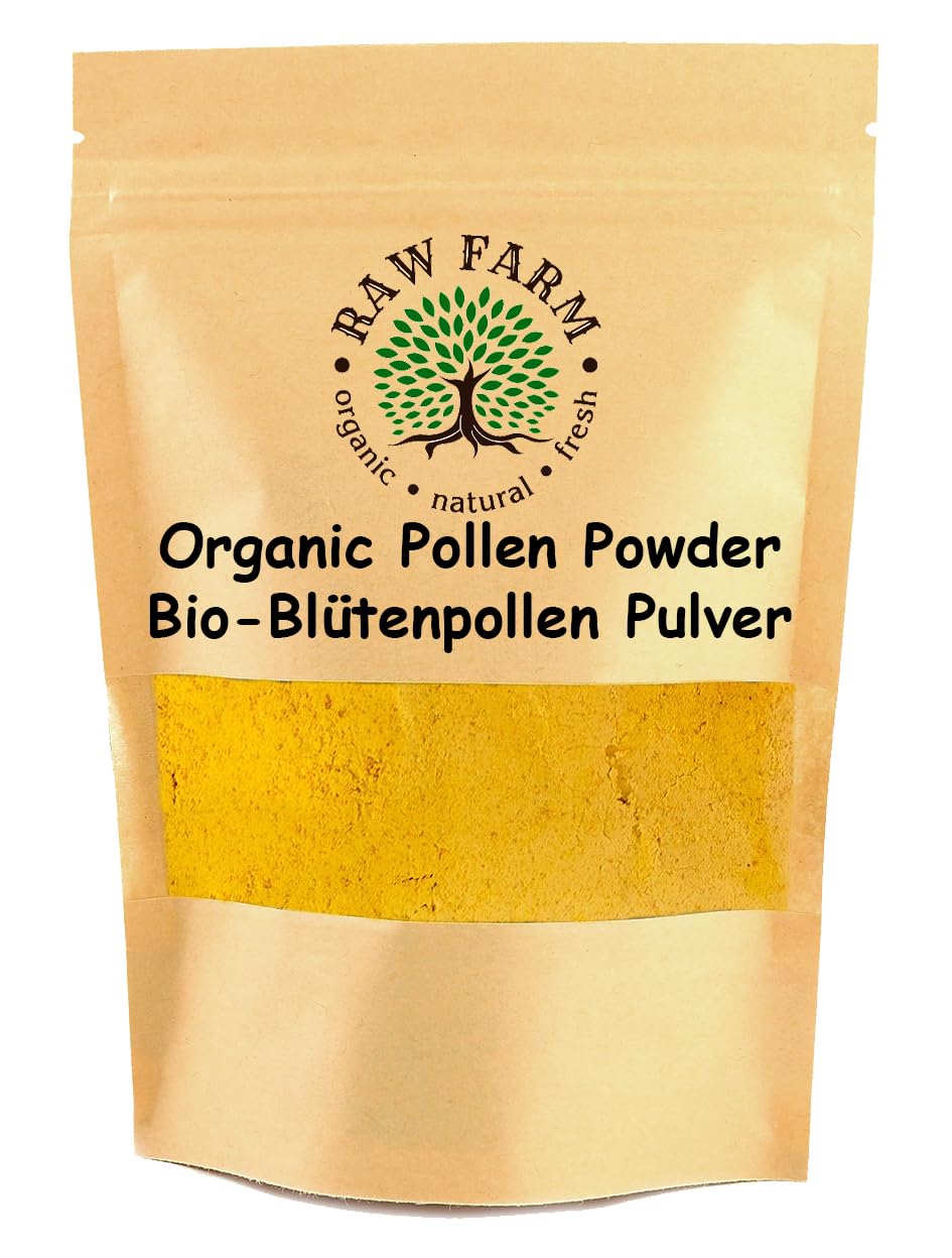 500 g Organic Bee Pollen Powder, Extra fine, Unheated, Pure and Fresh