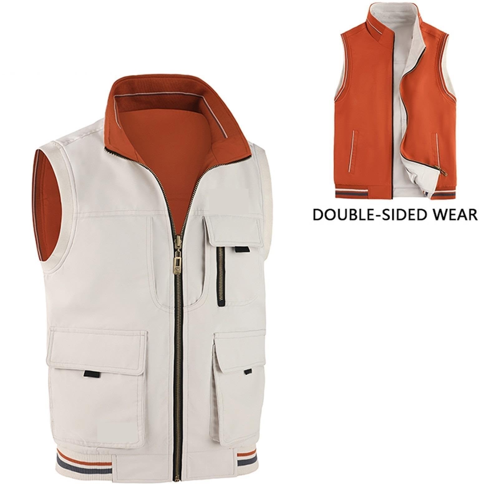Gilet À Col Montant for Hommes, Outil Fin, Loisirs De Plein Air