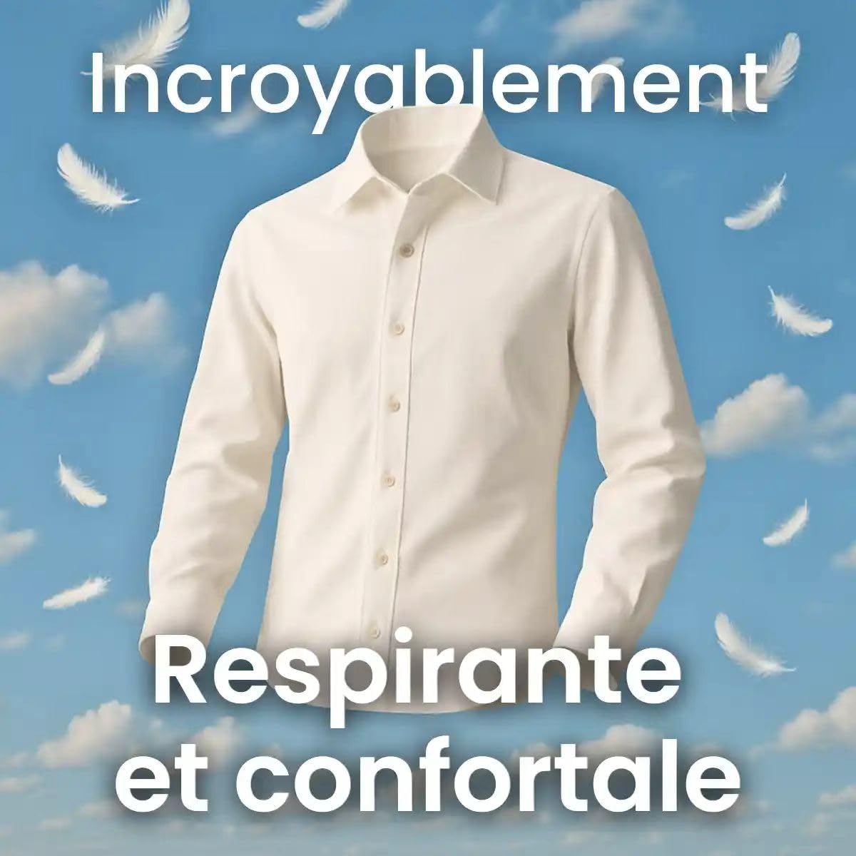 MEIION Chemise Infroissable à Coupe Ajustée Chemise Homme à Manches Longues - Tissu Stretch - Coupe Ajustée - Design Infroissable - Style Décontracté & Tendance
