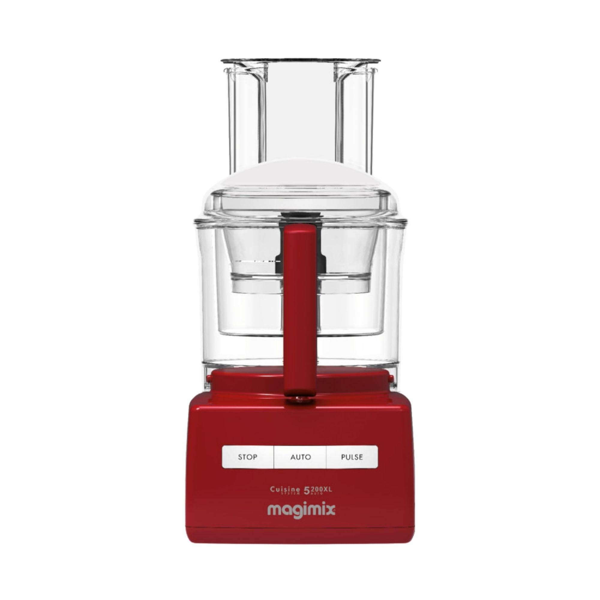 Magimix Robot de Cuisine Multifonction 4200 XL – Hachoir, Blender, Pétrin, Batteur – Accessoires Inclus – Idéal pour Famille – Moteur Professionnel Silencieux 3 L - Fabriqué EN FRANCE (Rouge)