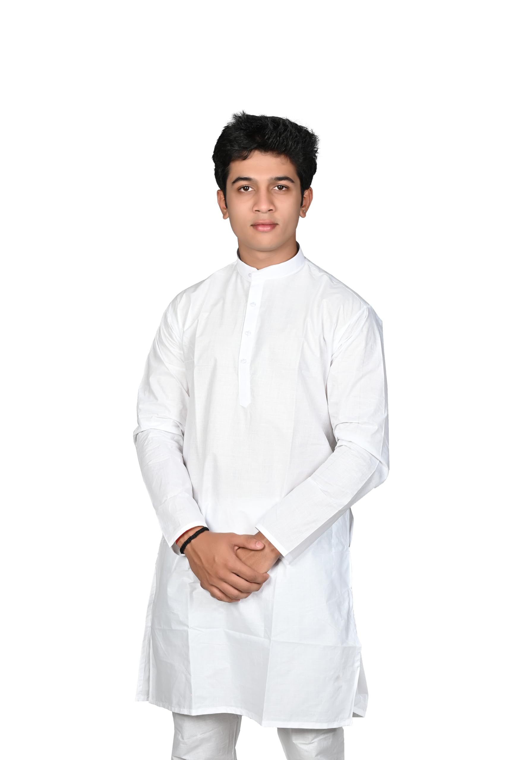 Gurumauli Men’s Plain Cotton Kurta Pajama Set | Simple & Elegant Kurta for Men in Multiple Sizes & Colours