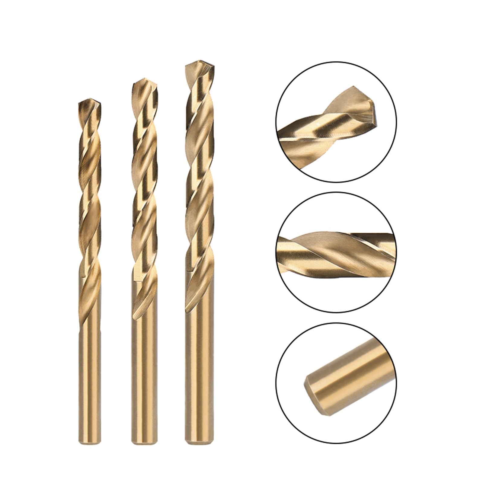 15pcs M35 Twist Drill Bit Set punta a doppio taglio for metallo trapano in acciaio inossidabile 1.5-10mm punte for trapano a pistola