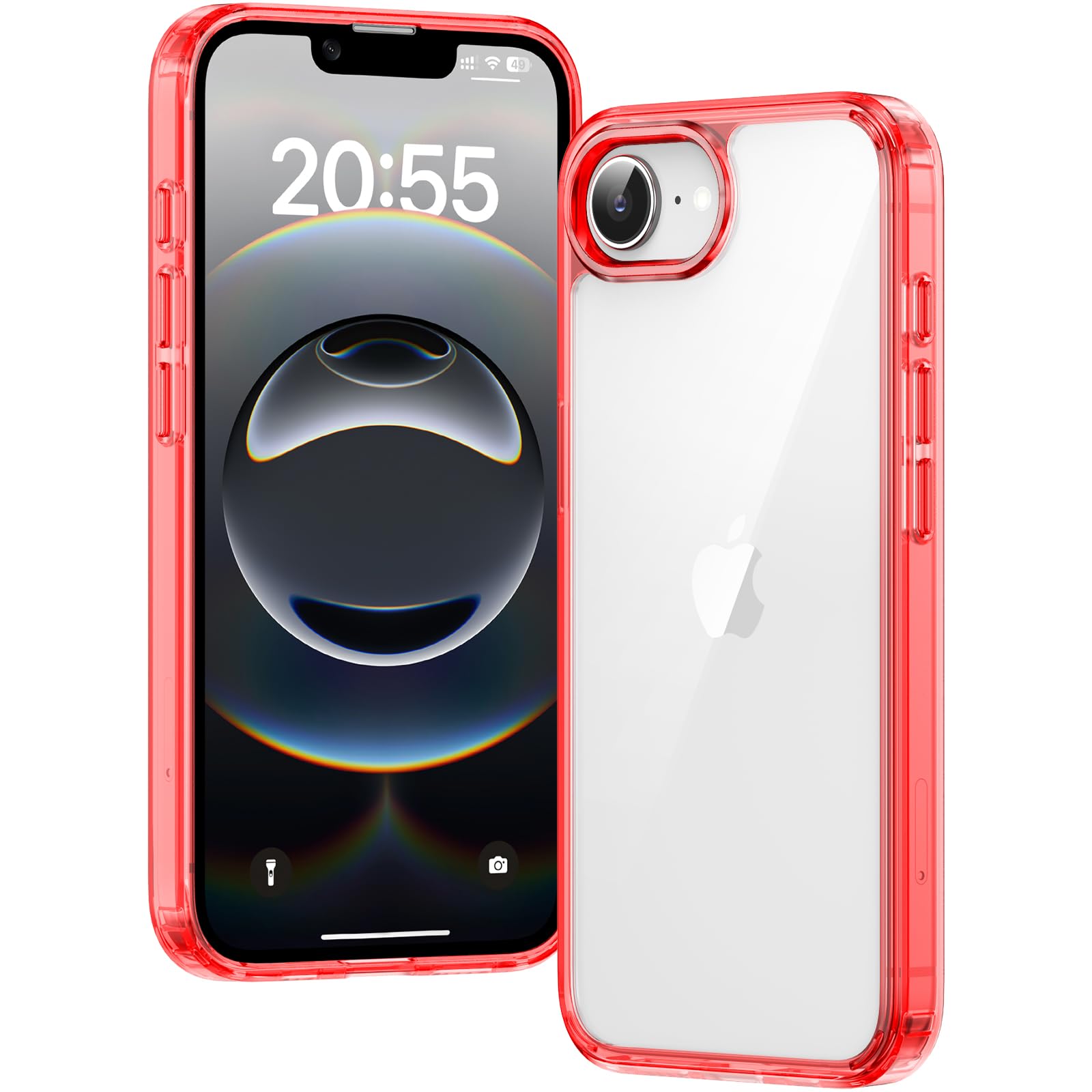 Clear Case for iPhone 15, Ultra Thin, Shockproof TPU Cover, Anti-Yellowing, Crystal Clear, Phone Case for Apple iPhone 15 - Clear — view 516