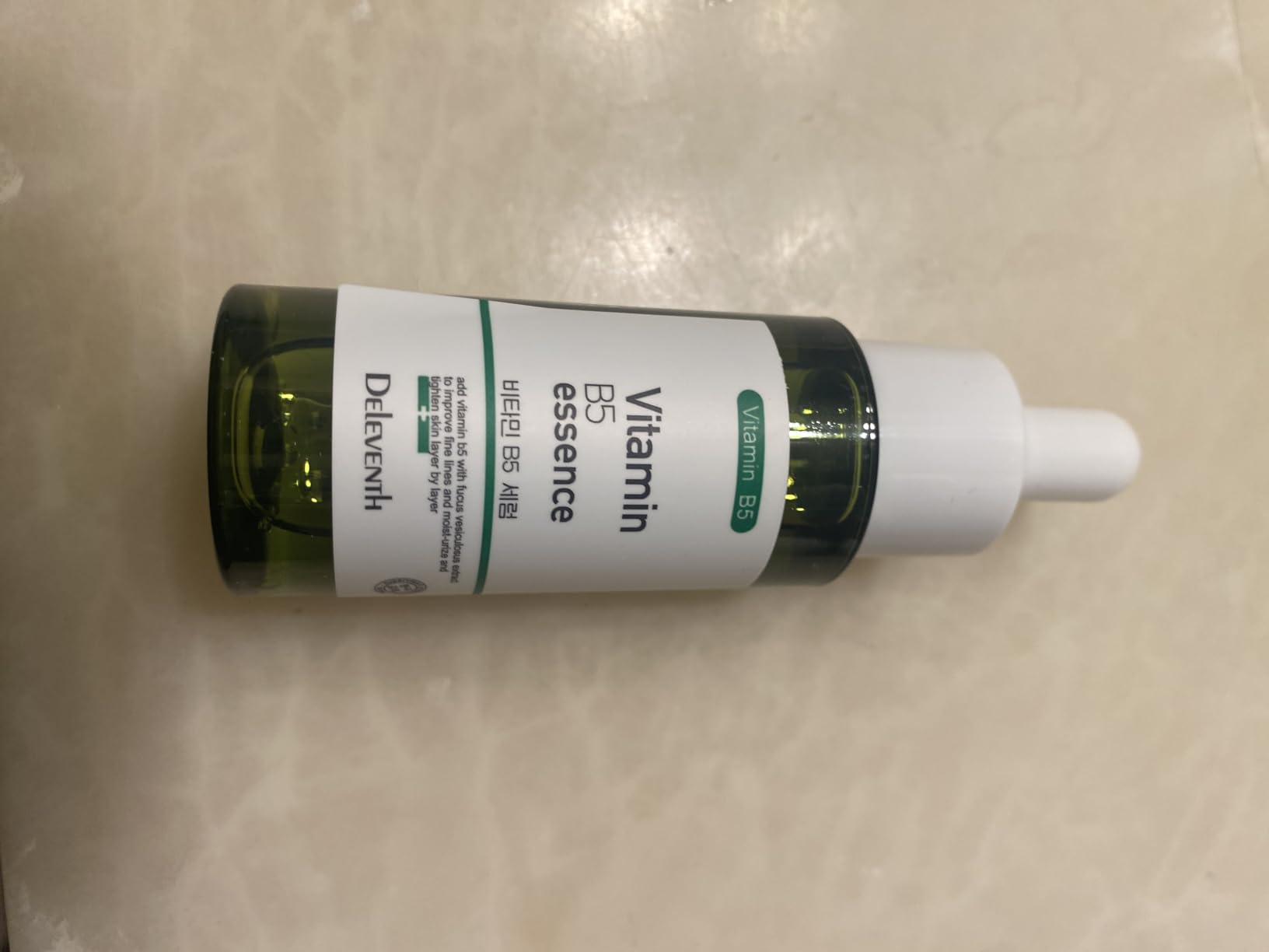 DEleventh Korean Brand Vitamin B5 Face Serum 30ml / Hydrate and Soothe Skin, with Centella Asiatica, Sodium Hyaluronate, and Ceramide NP for a Calm, Nourished, and Radiant Complexion