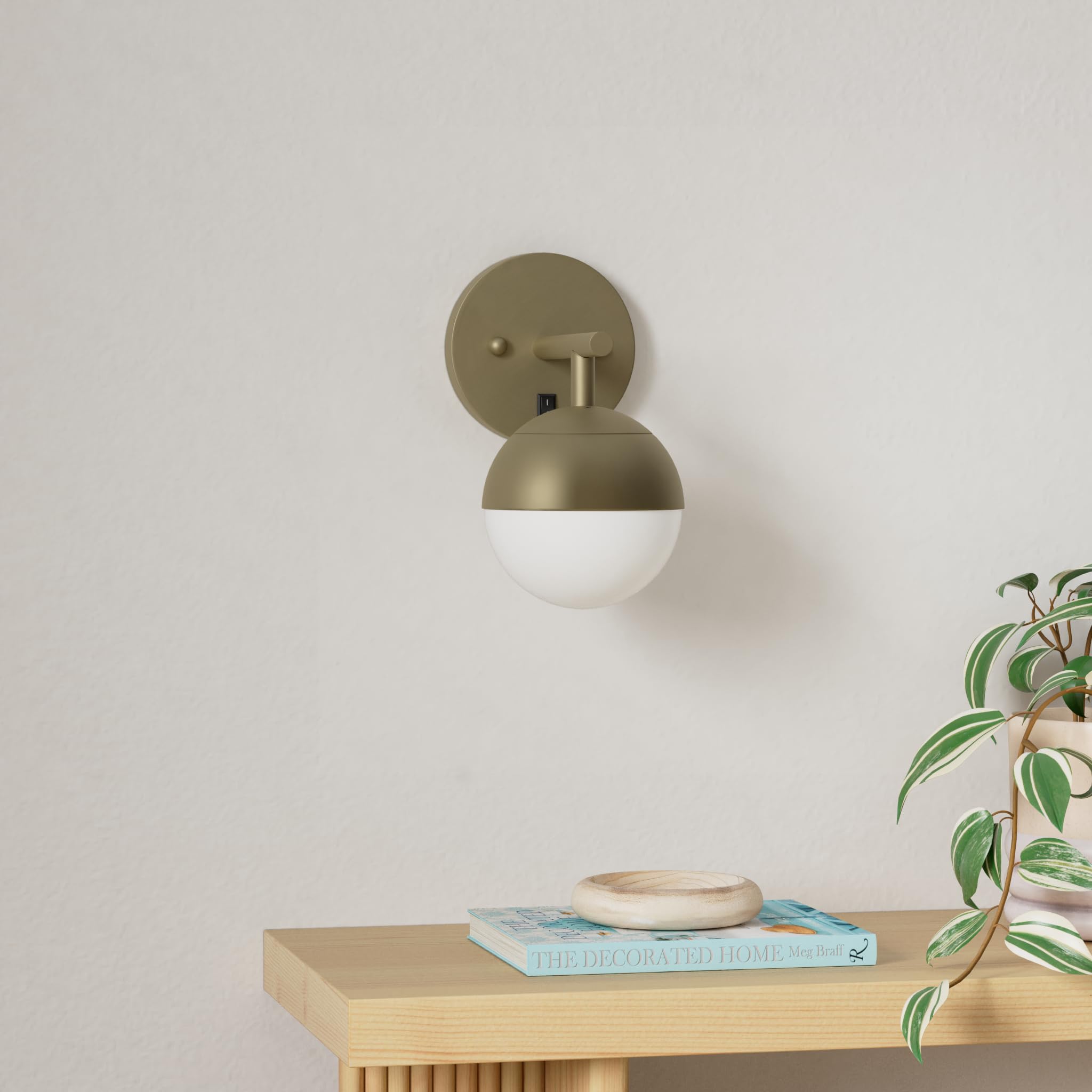 360 Lighting Luna Mid Century Modern Indoor Wall Mount Lamp