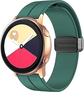 ستراب ساعة رياضي بديل من السيليكون الناعم والمتين بمشبك مغناطيسي مقاس السوار 22 ملم سريع الفك للرجال والنساء عدد 1