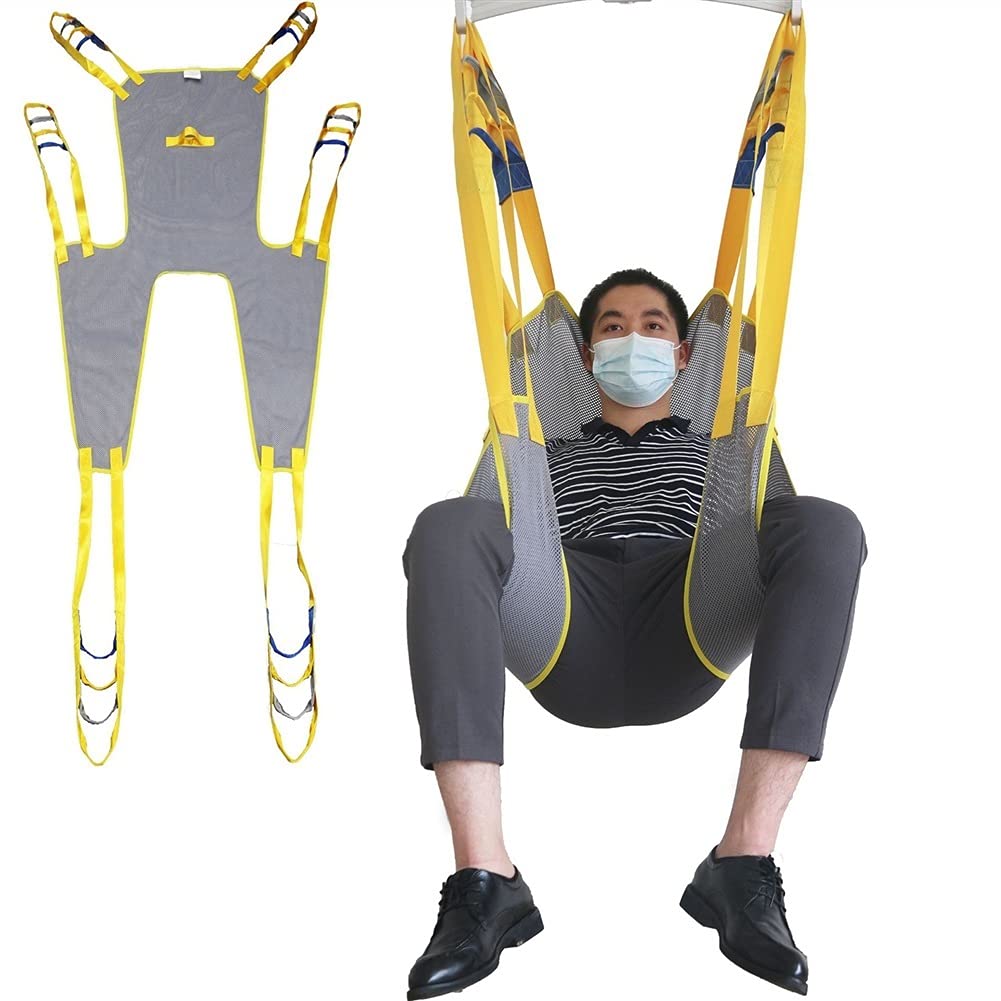 Grúa de paciente portátil Equipo Paciente Caminar forhonda de la banda de transferencia con altura ajustable para Bariátrico, Enfermería,Anciano, Discapacitado, Cuerpo Completo Y Postrado En Cama