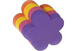 Foam Flower Cutouts for Bulletin Boards and Classroom Decoration