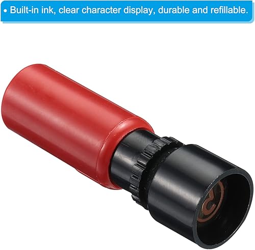 Miniatura 8 de PATIKIL Sellos de números autoentintados, número 7, 0.27 pulgadas, sello de tinta de número con círculo para profesor, sello inicial para cuaderno