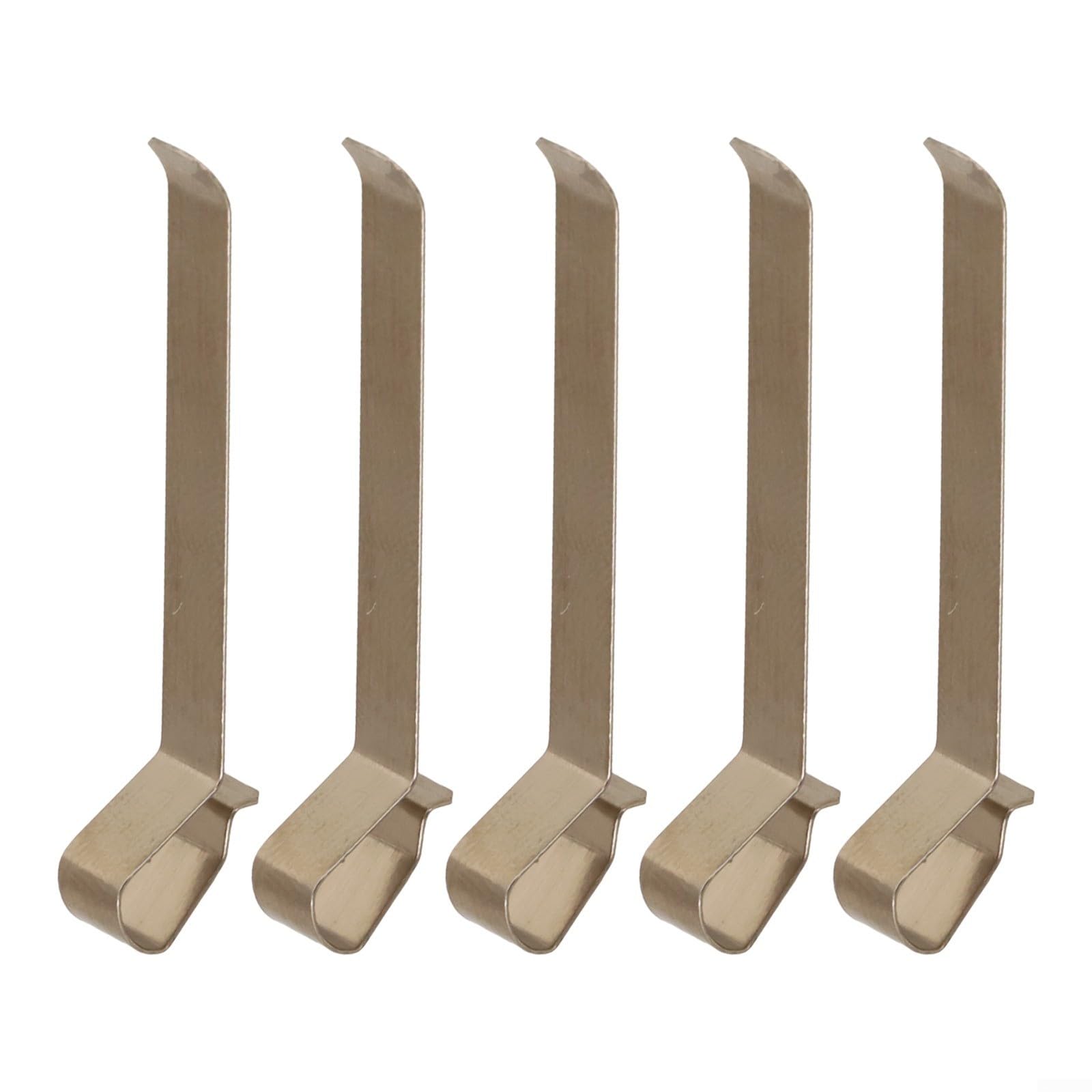 Per Geberit Spring Push Plate Control Plate Cover Sink 813514001 Pezzo di ricambio 5-Pack, Metallo, Oro, 38x5 mm, Compatibile con Modelli 127.000, 130.000, 140.300