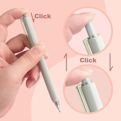 Miniatura 4 de Bribobo Bolígrafos de tinta de gel, tinta negra para oficina, escritura suave, bolígrafo de trabajo retráctil, punta fina de 0.020 in (10 unidades)