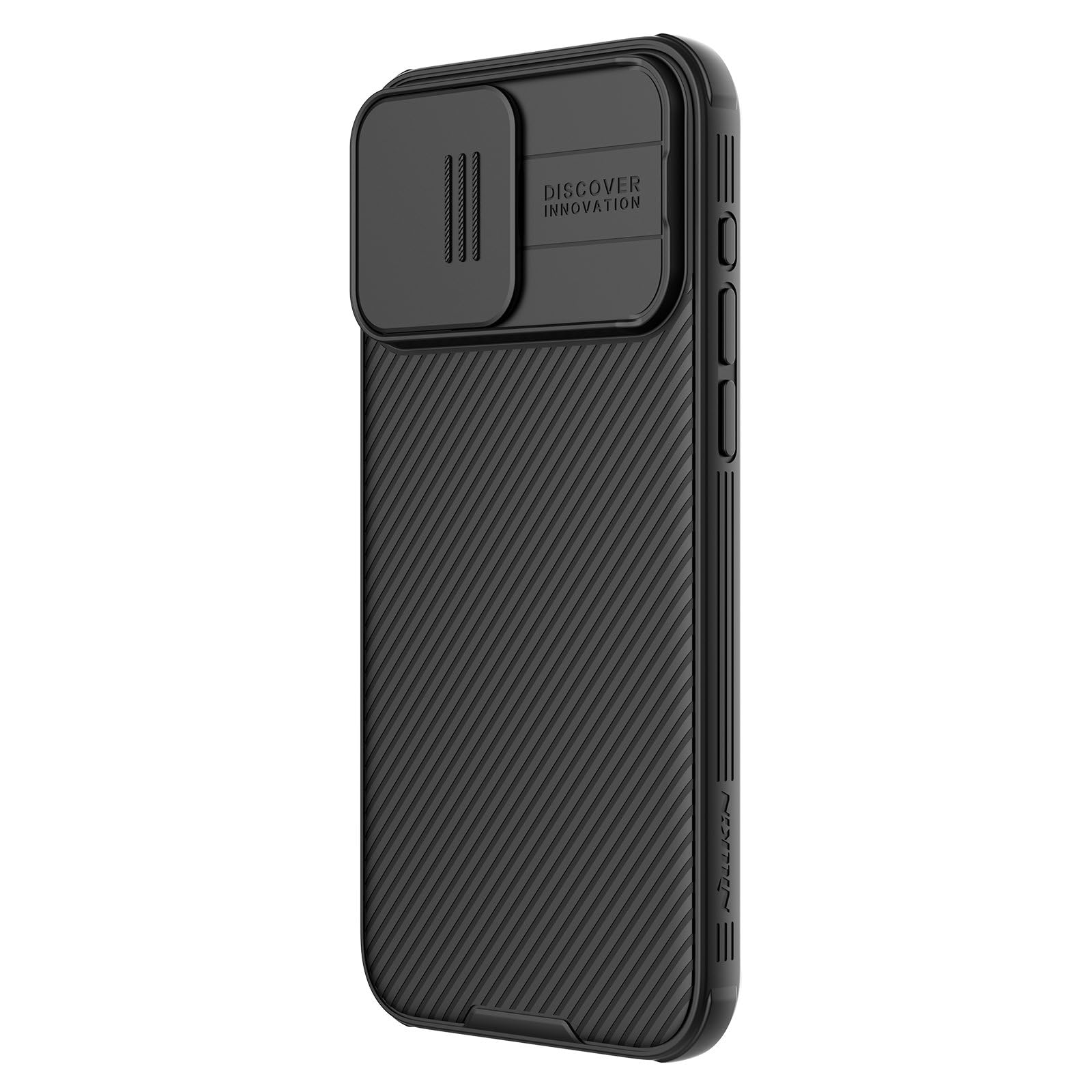 Nillkin CamShield Pro Hülle Für IPhone 15 Pro Max – Mit MagSafe, Schiebedeckel Für Kamera, Schwarz, Rutschfest