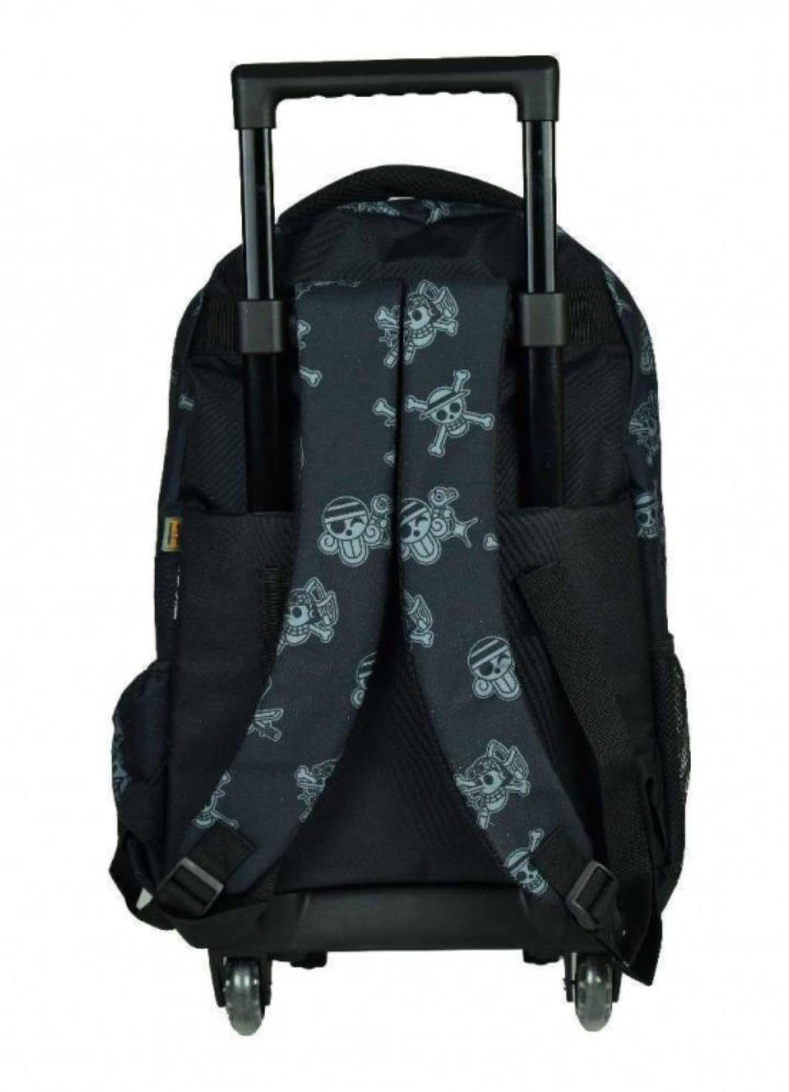 PRESTIGE & DELUXE Trolley Bag Sac à dos scolaire One Piece Noir + porte-clés personnage, multicolore, standard, Trolley
