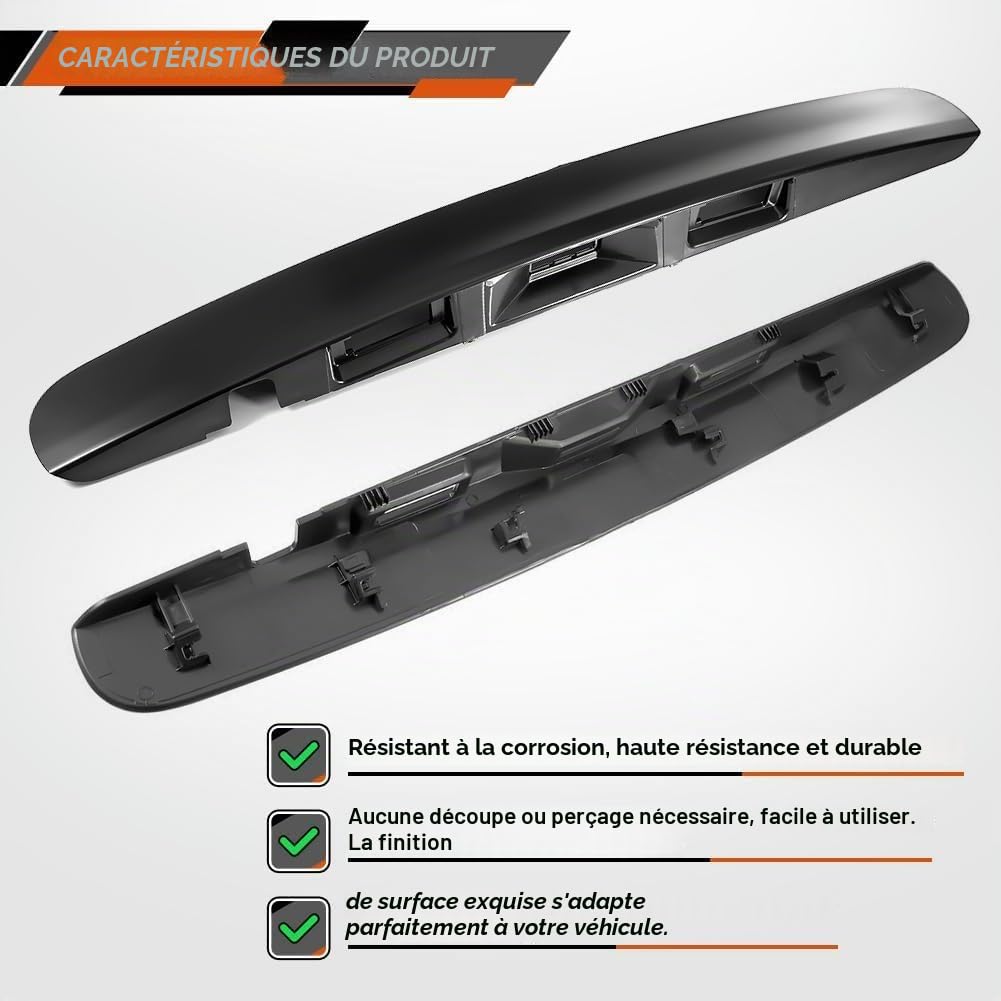 Poignée de coffre arrière, poignée de coffre compatible avec Nissan Qashqai J10 JJ10 2007-2013 90812JD20H