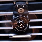 Car Air Fresheners,Cute Bear Pilot Car Diffuser Rotating Propeller Air Outlet Vent Fresheners,Aromatherapy Ornament Car Accessories