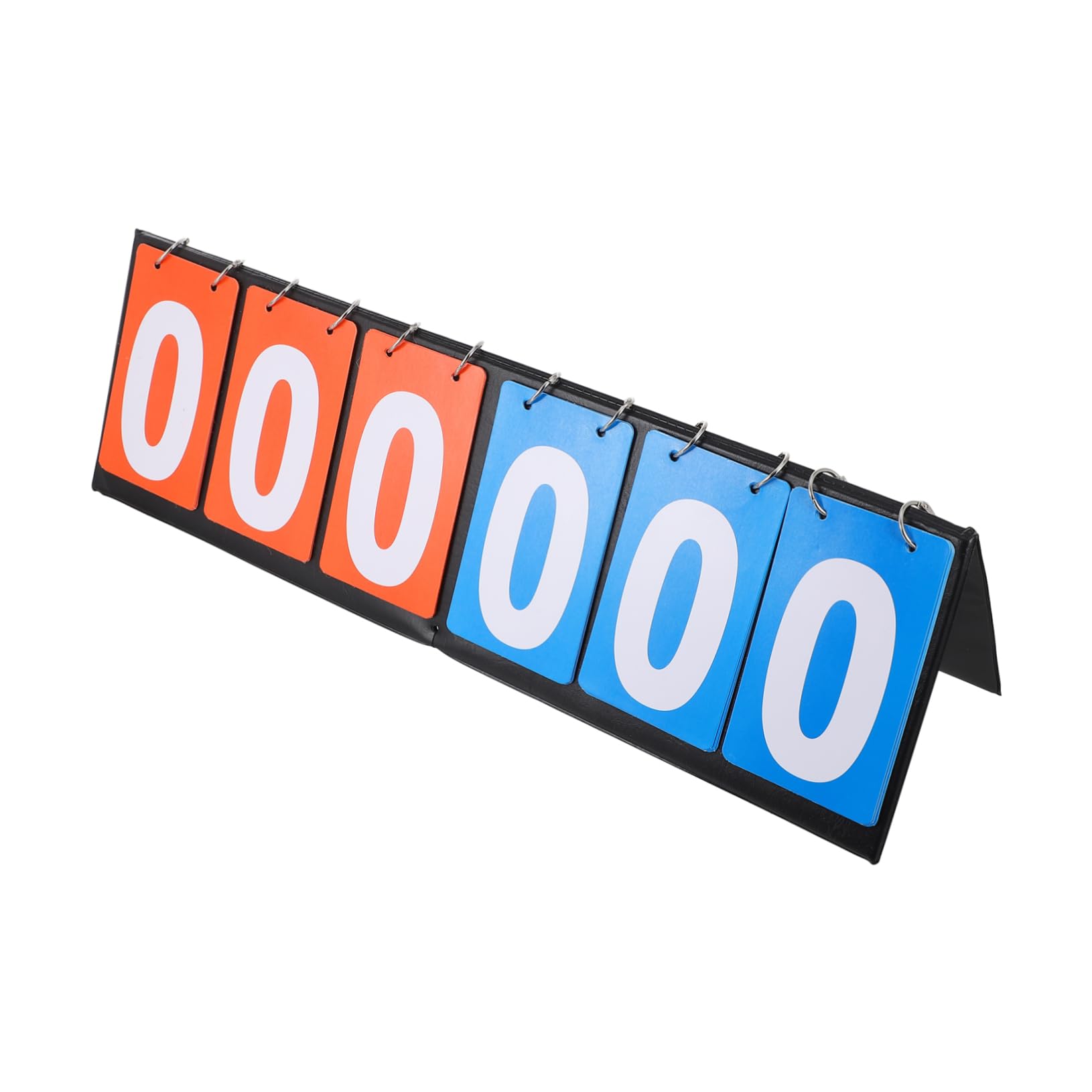 OSOLADY Multi Functional Plate Practical Scoreboard Flipper for Basketball and Sports Games Durable PU Design Easy to Read Numbers Portable Tabletop