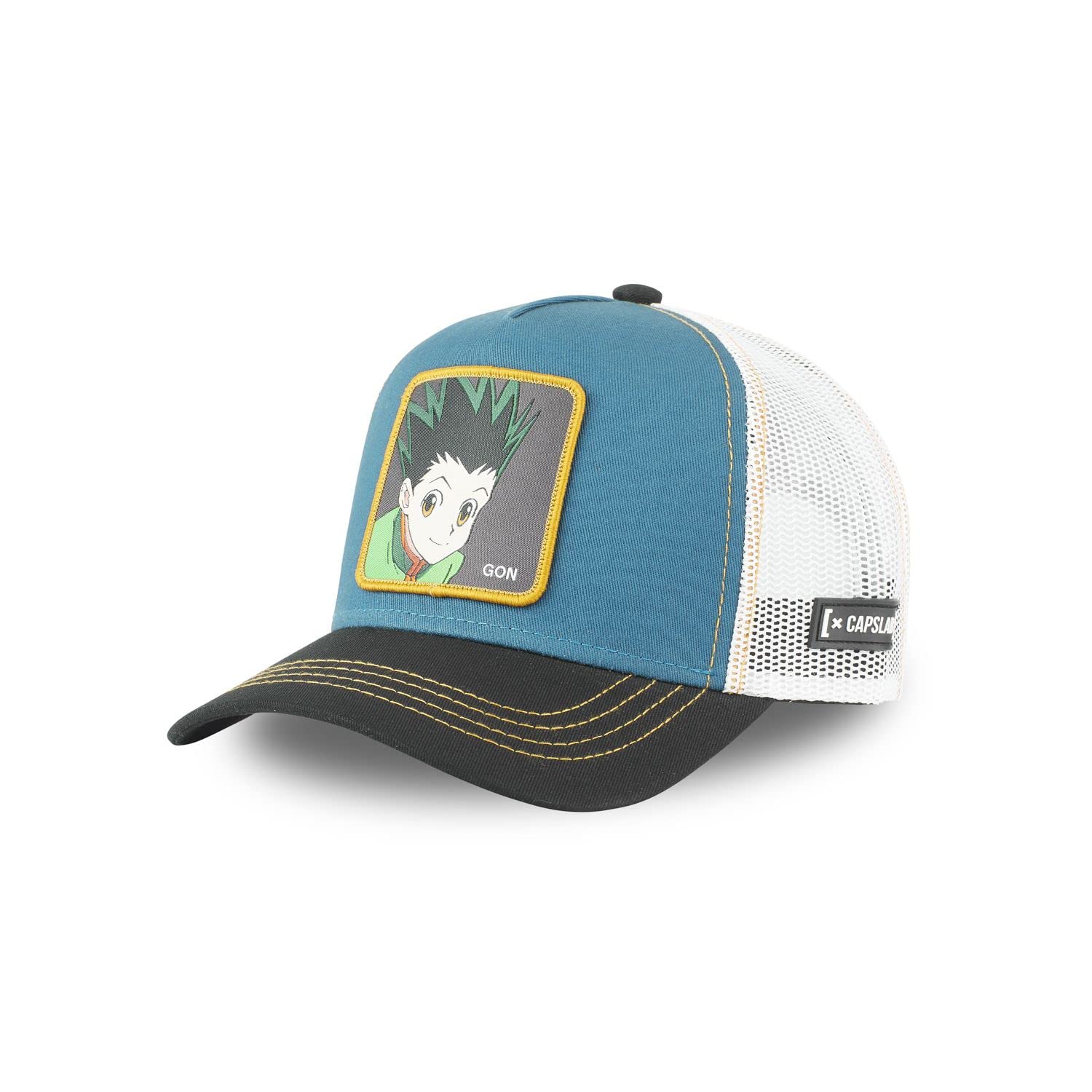 Capslab Women's Black-Blue Hunter X Hunter Gon Trucker Cap By