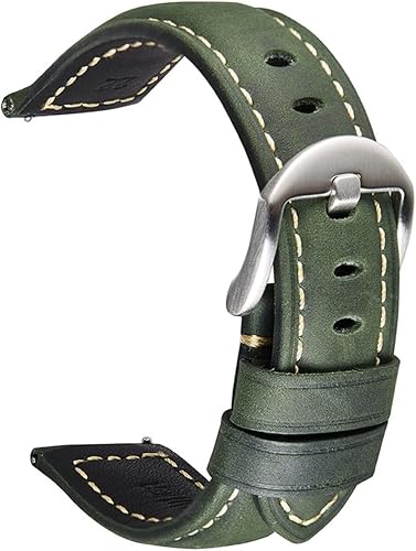 Leather Wristband Fit For Samsung Fit For Huawei Fit For Honor 20mm 22mm 24mm Waterproof Replacement Strap Band Watch Accessories watch strap disponible en Yaxa Colombia